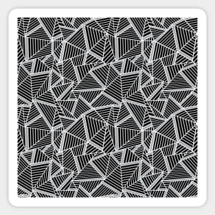 Abstract Lines 2 Grey Sticker